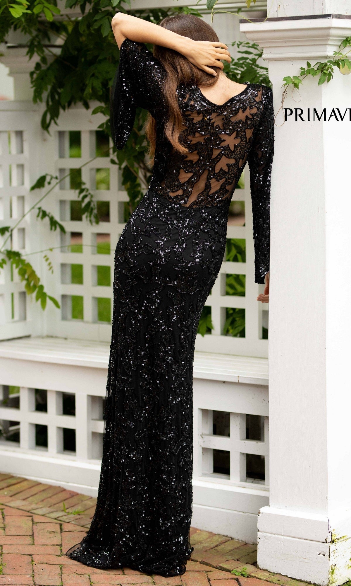 Buy Graceprom Women's Black Long Sleeves Prom Dress Gold s Mermaid Evening  Dress at Amazon.in